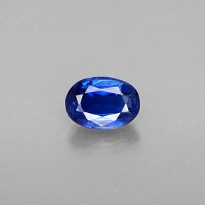 Cianita azul natural 0,71ct, corte oval, VS