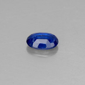 Cianita azul natural 0,61ct, corte oval, SI