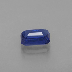Cianita azul natural 0,82ct, corte esmeralda, VS-SI