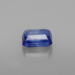 Cianita azul natural 0,96ct, corte esmeralda, VS