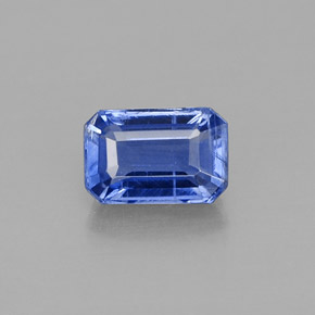 Dianita Azul Natural 0.83ct, Corte Esmeralda, VS-SI