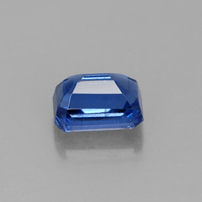 Cianita azul natural 1,01ct, corte esmeralda, VS