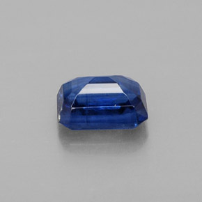 Cianita azul natural 0,88ct, corte esmeralda, VS-SI