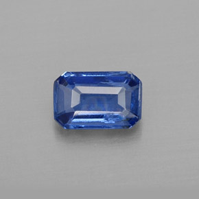 Dianita Azul Natural 0.58ct, Corte Esmeralda, VS-SI