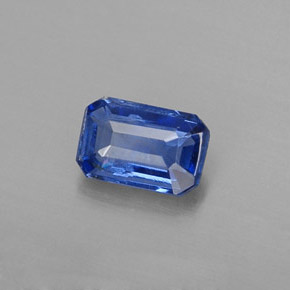 Dianita Azul Natural 0.58ct, Corte Esmeralda, VS-SI