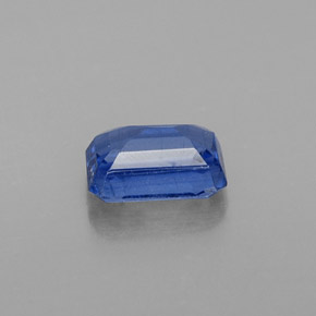 Cianita azul natural 0,75ct, corte esmeralda, SI