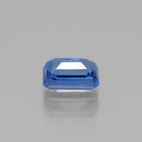 Cianita azul natural 0,76ct, corte esmeralda, VS