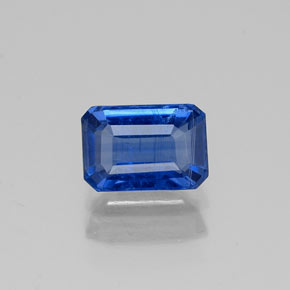 Dianita Azul Natural 0.83ct, Corte Esmeralda, VS-SI
