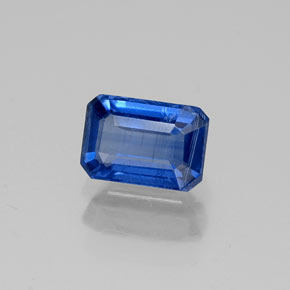 Dianita Azul Natural 0.83ct, Corte Esmeralda, VS-SI