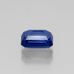 Cianita azul natural 0,86ct, corte esmeralda, VS-SI