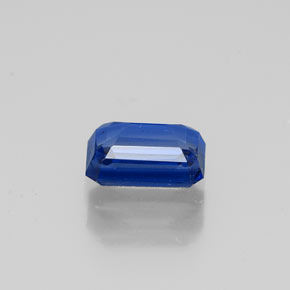 Cianita azul natural 0,83ct, corte esmeralda, VS-SI