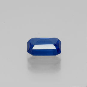 Cianita azul natural 0,72ct, corte esmeralda, VS-SI