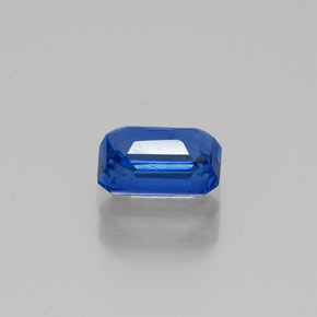 Cianita azul natural 0,75ct, corte esmeralda, VS-SI