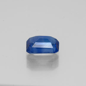 Cianita azul natural 0,64ct, corte esmeralda, VS-SI