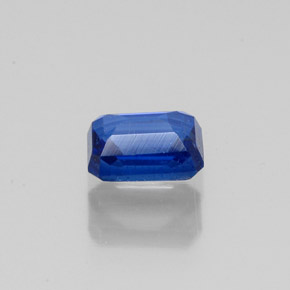 Cianita azul natural 0,85ct, corte esmeralda, VS-SI