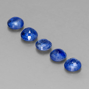 Pedras preciosas de cianita azul natural de  ct, corte redondo, VS-SI