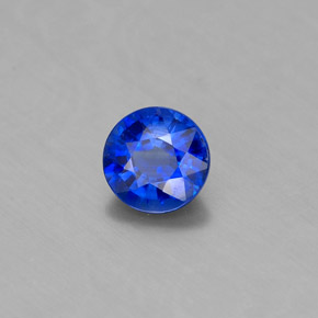 Dianita Azul Natural 0.50ct, Corte Redondo, VS