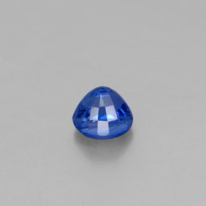 Cianita azul natural 0,46ct, corte redondo, VS