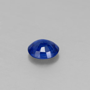 Cianita azul natural 0,44ct, corte redondo, VS-SI