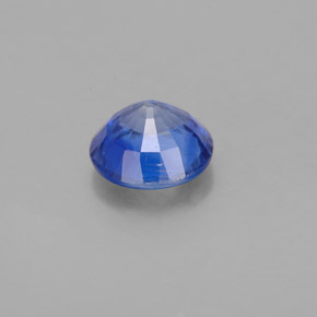 Cianita azul natural 1,44ct, corte redondo, SI