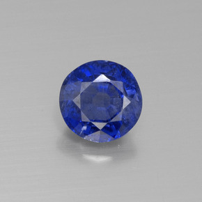 Dianita Azul Natural 1.23ct, Corte Redondo, VS-SI