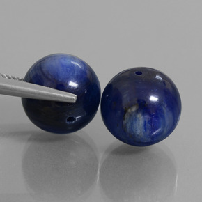 Pedras preciosas de Dianita Azul natural de  ct, Esfera / Bola, Opaco