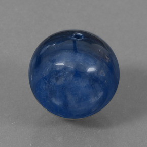 Cianita azul natural 16,81ct, esfera / bola, opaco