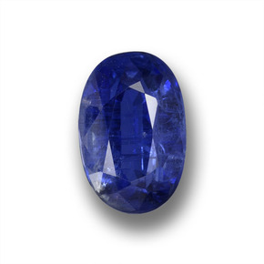 Cianita azul natural 1,11ct, corte oval, VS-SI