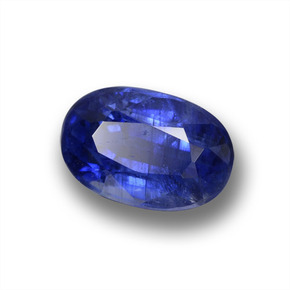 Cianita azul natural 1,11ct, corte oval, VS-SI