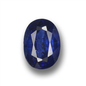 Dianita Azul profundo Natural 1.08ct, Corte Oval, VS-SI