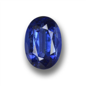 Cianita azul natural 1,09ct, corte oval, VS-SI