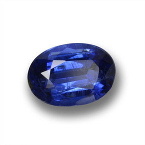 Cianita azul natural 1,09ct, corte oval, VS-SI