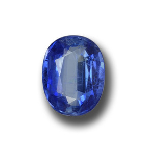 Cianita azul natural 1,39ct, corte oval, VS-SI