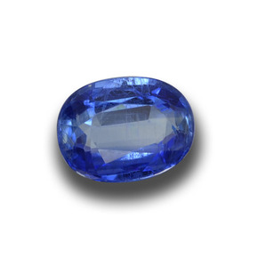 Cianita azul natural 1,39ct, corte oval, VS-SI
