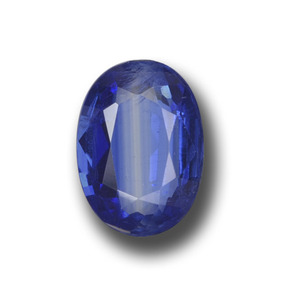 Cianita azul natural 2,31ct, corte oval, VS-SI