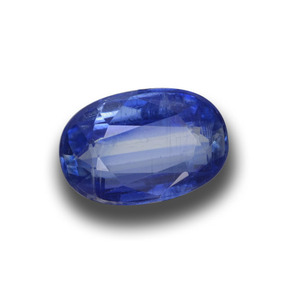 Cianita azul natural 2,01ct, corte oval, VS-SI
