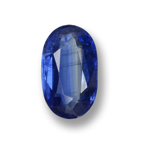 Cianita azul natural 1,61ct, corte oval, VS-SI