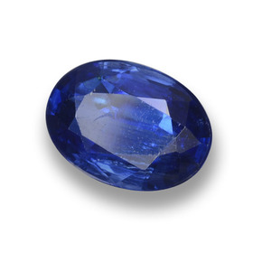 Cianita azul natural 1,68ct, corte oval, VS-SI