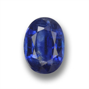 Dianita Azul profundo Natural 1.30ct, Corte Oval, VS-SI