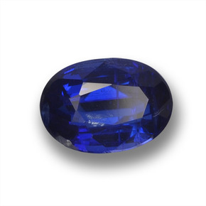 Cianita azul natural 1,01ct, corte oval, VS-SI