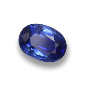Cianita azul natural 0,87ct, corte oval, VS-SI