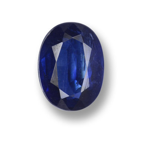 Dianita Azul profundo Natural 0.87ct, Corte Oval, VS-SI