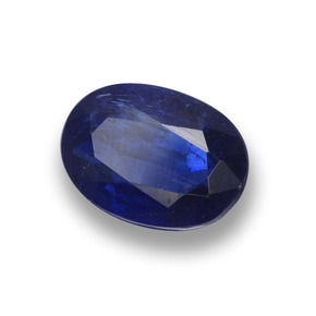 Dianita Azul profundo Natural 0.87ct, Corte Oval, VS-SI