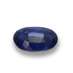 Dianita Azul profundo Natural 0.87ct, Corte Oval, VS-SI
