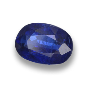 Cianita azul natural 0,99ct, corte oval, VS-SI
