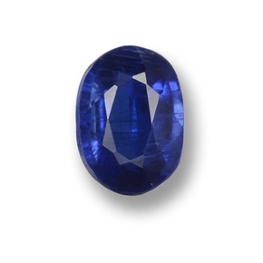 Cianita azul natural 0,79ct, corte oval, VS-SI