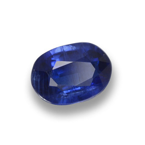 Cianita azul natural 0,79ct, corte oval, VS-SI
