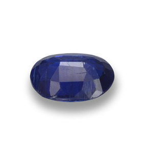Cianita azul natural 0,79ct, corte oval, VS-SI