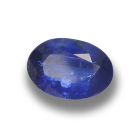 Dianita Azul profundo Natural 1.22ct, Corte Oval, VS-SI