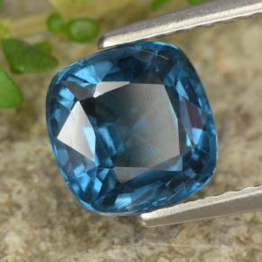 Dianita Azul Natural 2.04ct, Almofada cortada, VS